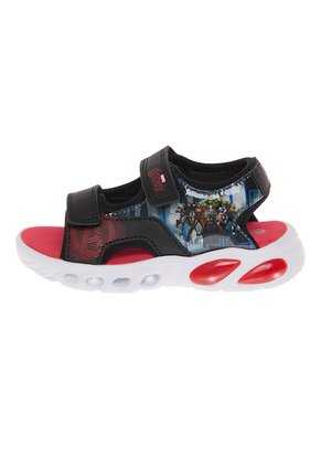 Sandalias Con Diseño De Avengers Para Niño Pequeño Negro Disney 210214