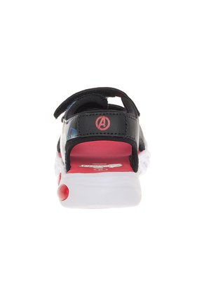 Sandalias Con Diseño De Avengers Para Niño Pequeño Negro Disney 210214