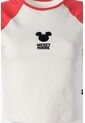 Camiseta De Mickey Mouse Crop Top Para Mujer S de Disney