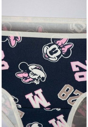 Panties De Minnie Mouse Multicolor En Dúo Para Niña 4
