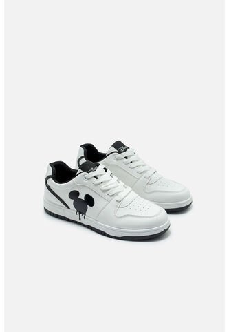 Tenis De Mickey Mouse Blancos Para Mujer 37 Disney