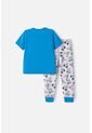 Pijama De Mickey Mouse Azul Y Marfil Oscuro De Pantalón Largo Para Niño 2T A 5T 5T de Disney