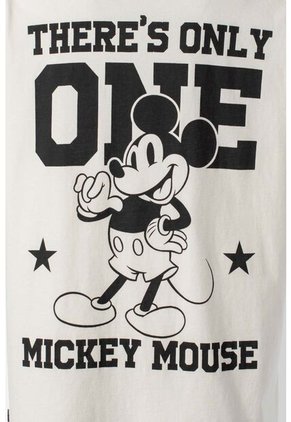 Camiseta De Mickey Mouse Oversized Fit Para Mujer S
