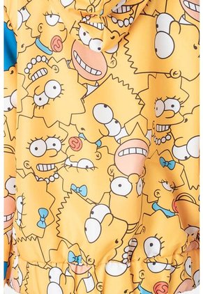 Chaqueta De Los Simpson Amarilla Con Capucha Para Mujer L