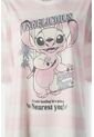 Camiseta De Lilo Y Stitch Oversized Fit Para Mujer XS de Disney