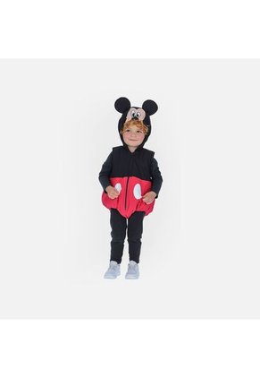 Conjunto De Mickey Mouse X3 Prendas Negro Para Bebé Niño 18-24