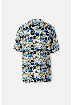Camisa De Mickey Mouse Multicolor Manga Corta Género Neutro L