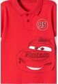 Camiseta Tipo Polo De Cars Rojo Para Niño 2T A 5T 2T de Disney