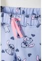 Conjunto De Stitch Con Short Multicolor Para Niña 2T A 5T 2T de Disney