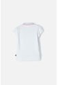 Camiseta Tipo Polo De Stitch Blanca Tipo Polo Para Niña 10 de Disney