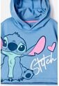 Camiseta De Stitch Con Capucha Azul Para Niña 12 de Disney
