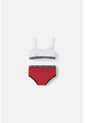 Conjunto De Top Y Panty De Minnie Mouse Blanco Y Rojo Para Niña 10 de Disney