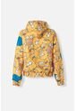 Chaqueta De Los Simpson Con Cierre Y Capucha Amarilla Para Mujer S de Disney