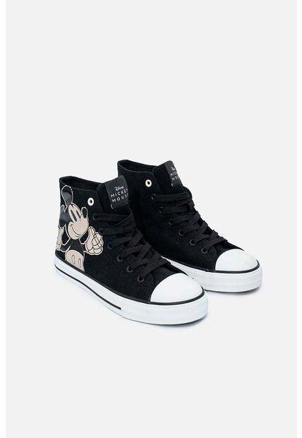 Tenis De Mickey Mouse Negro Para Mujer 39