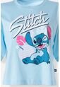 Camiseta De Stitch Boxy Fit Para Mujer XS de Disney