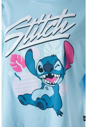 Camiseta De Stitch Boxy Fit Para Mujer XS