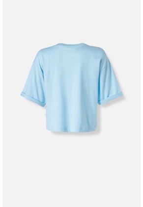 Camiseta De Stitch Boxy Fit Para Mujer XS