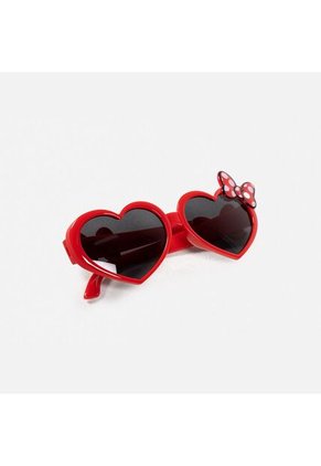 Gafas De Sol Minnie Mouse Rojas Para Niña U