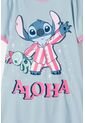 Pijama De Stitch Azul Tipo Batola Para Niña 12 de Disney