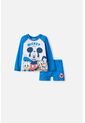 Conjunto De Baño De Mickey Mouse Azul Manga Larga Para Niño 2T A 5T 3T de Disney