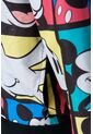Chaqueta Doble Faz De Mickey Mouse Con Cierre Multicolor Y Negro Para Mujer L de Disney