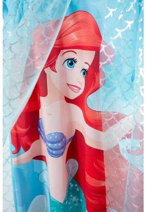 Pijama De La Sirenita Con Tull Azul Para Niña 6