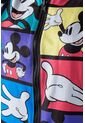 Chaqueta Doble Faz De Mickey Mouse Con Cierre Multicolor Y Negro Para Mujer L de Disney