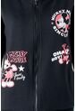 Chaqueta Doble Faz De Mickey Mouse Con Cierre Multicolor Y Negro Para Mujer L de Disney