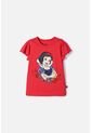 Camiseta De Blancanieves Roja Estampada En Frente Para Niña 6 de Disney