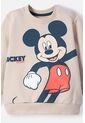 Buzo De Mickey Mouse Caqui Estampado En Frente Para Bebé Niño 12-18 de Disney