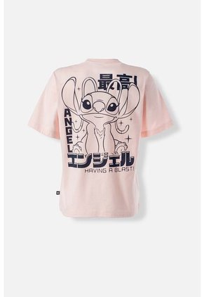 Camiseta De Lilo Y Stitch Regular Fit Para Mujer L