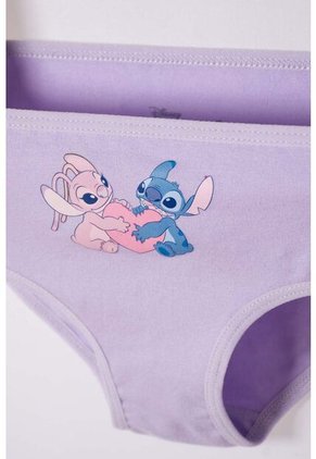 Pack X2 Panties De Stitch Rosado Y Morado Para Niña 2T A 5T 5T