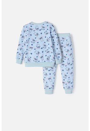 Conjunto De Stitch Pantalón Largo Azul Para Niña 2T A 5T 3T