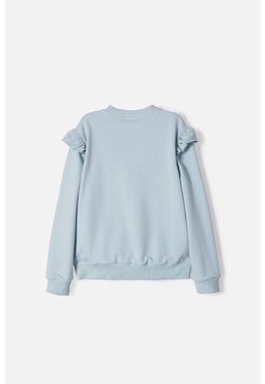 Buzo De Frozen Cerrado Azul Cielo Para Niña 8