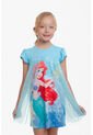 Pijama De La Sirenita Con Tull Azul Para Niña 4 de Disney