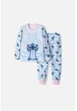 Pijama De Stitch Con Pantalón Largo Multicolor Para Niña 2T A 5T 5T de Disney