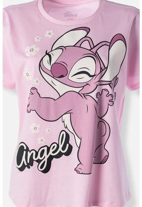 Pijama De Lilo Y Stitch Con Pantalon Largo Para Mujer L