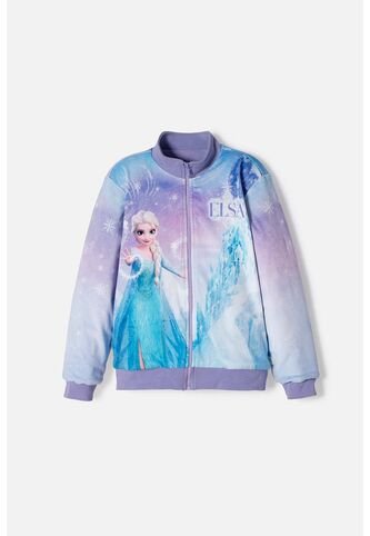 Chaqueta De Frozen Con Cierre Lila Para Niña 6 Disney