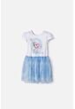 Vestido De Frozen Con Tull Blanco Para Niña 2T A 6T 5T de Disney