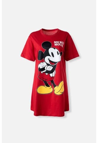 Pijama De Mickey Mouse Tipo Batola Roja Para Mujer XS Disney