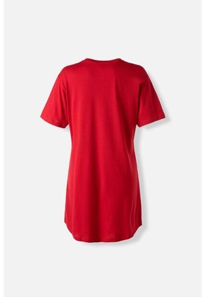 Pijama De Mickey Mouse Tipo Batola Roja Para Mujer XS