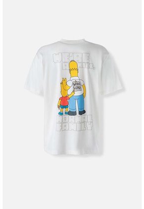 Camiseta De Los Simpson Regular Fit Para Hombre L