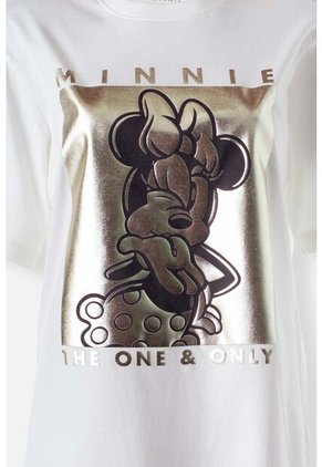 Camiseta De Minnie Mouse Regular Fit Para Mujer M