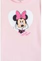 Camiseta De Minnie Mouse Manga Corta Rosada Para Niña 10 de Disney