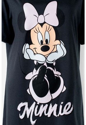 Pijama De Minnie Mouse Tipo Batola Gris Para Mujer L
