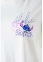 Camiseta De Stitch Marfil Regular Fit Para Mujer L de Disney