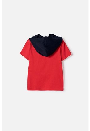 Camiseta De Mickey Mouse Con Gorro Rojo Para Niño 2T A 6T 2T