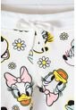 Conjunto De Minnie Mouse Marfil De Manga Larga Para Niña 2T A 5T 5T de Disney