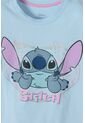 Camiseta De Stich Azul Con Brillo Para Niña 6 de Disney