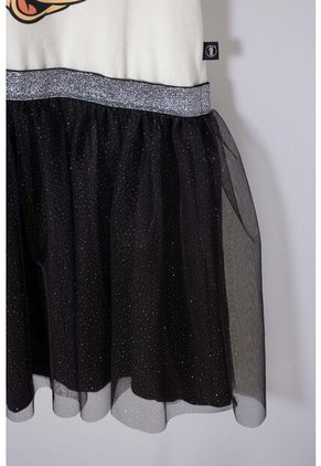 Vestido De Minnie Mouse Con Tull Marfil Para Niña 8